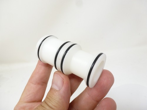 Rare white delrin bolt sleeve - white,